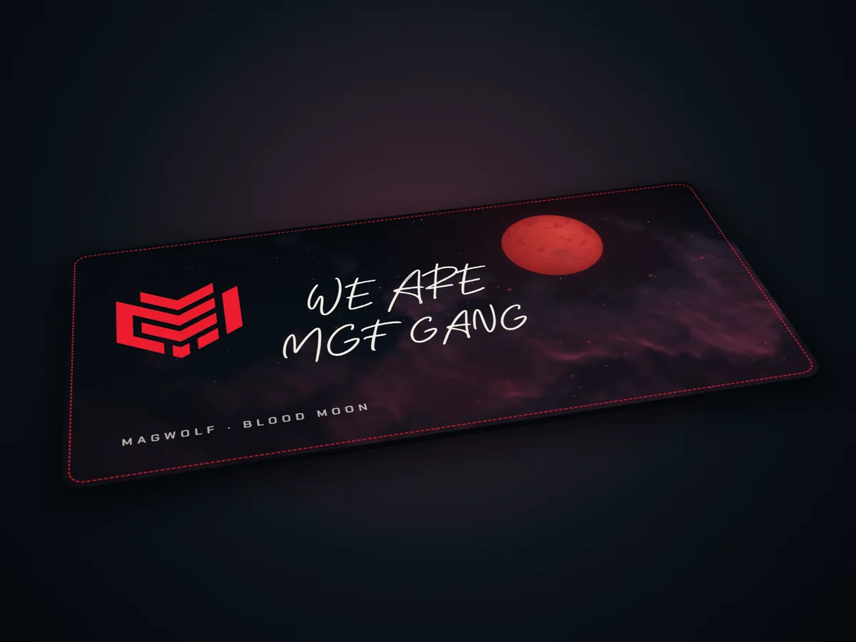 Blood Moon desk mat