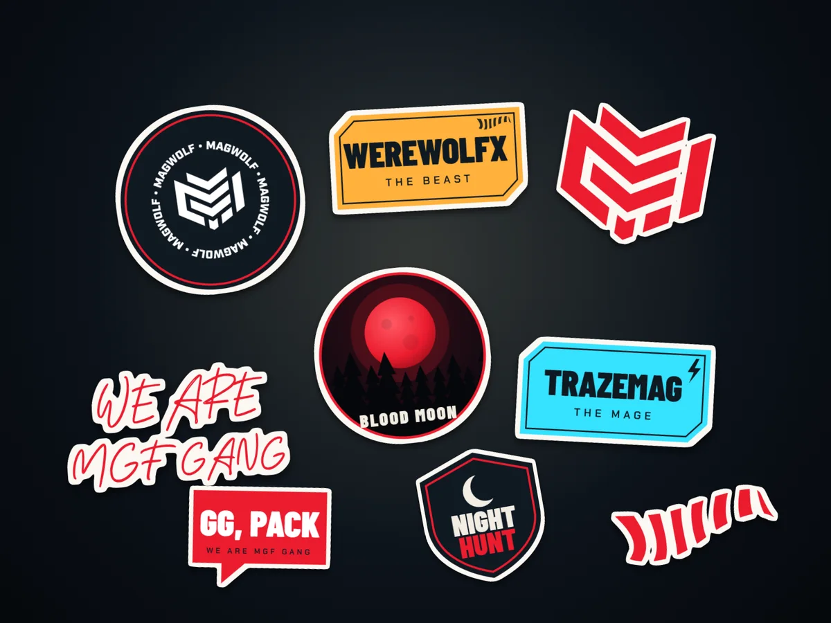 MGF sticker pack